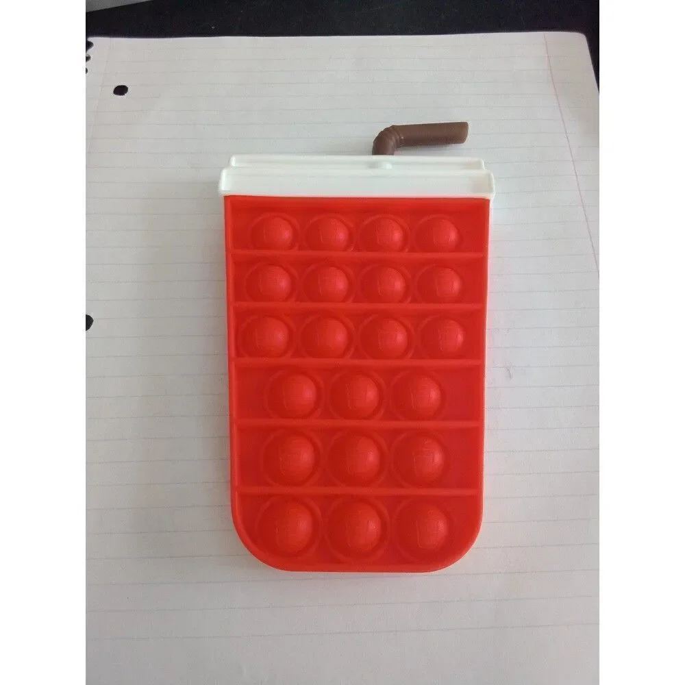 Fidget Toy Soda Drink Cup Silicone Sensory Pop